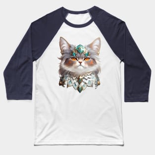 Devine Thought cat Baseball T-Shirt